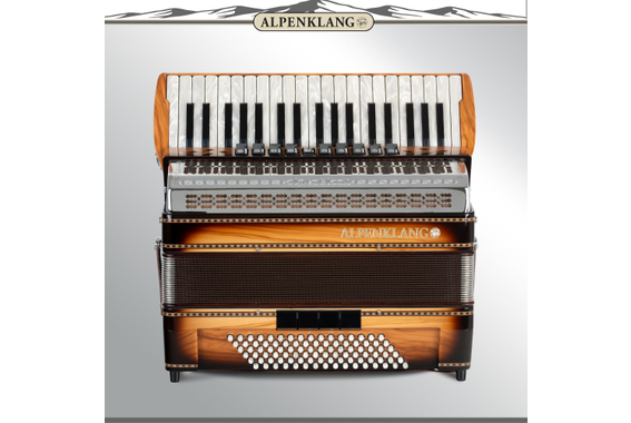Alpenklang Pro Accordeon IV 96 CM Olijf image 4
