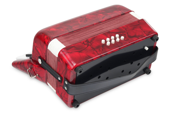 Classic Cantabile Secondo Kinder Akkordeon 8 Bass rot  - Retoure (Zustand: sehr gut) image 4