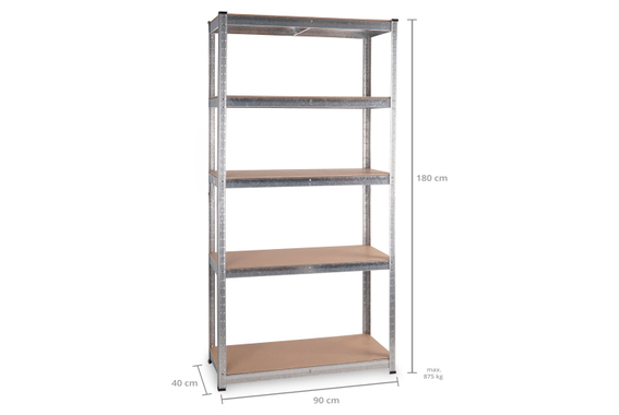 Stagecaptain Heavyrack Set Scaffale Angolare Esteso per Magazzino image 4
