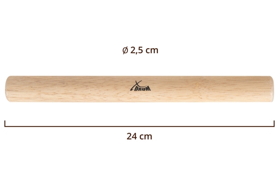 XDrum CG-250 Claves Grote Rubberboom image 4