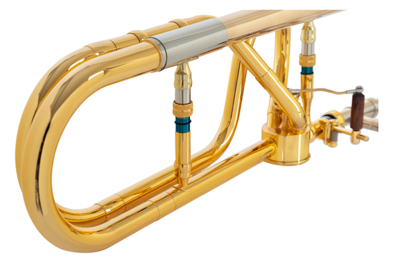 Lechgold QP-18GL Quartposaune Goldmessing  - Retoure (Zustand: sehr gut) image 4