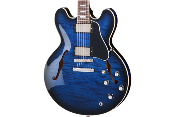 Gibson ES-335 Figured Deep Ocean Burst image 4