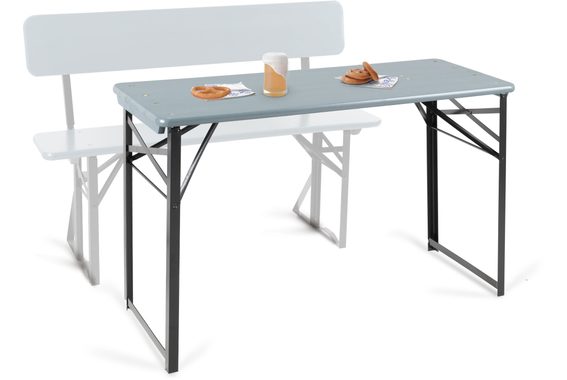 Stagecaptain BBT-119 GY Hirschgarten Beer Tent Table 119 cm Gray image 4