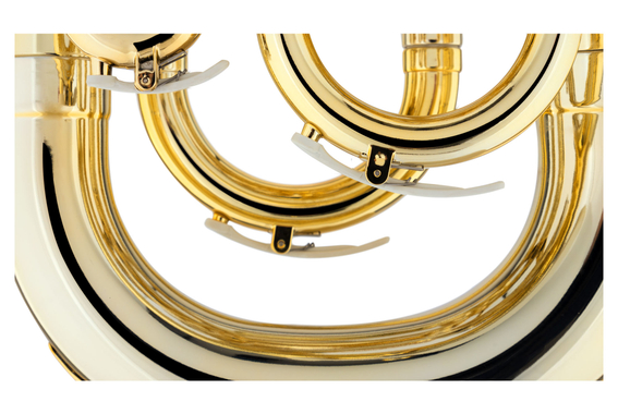 Classic Cantabile KEU-30GD MardiBrass Kunststoff Bb-Euphonium Gold  - Retoure (Zustand: gut) image 4
