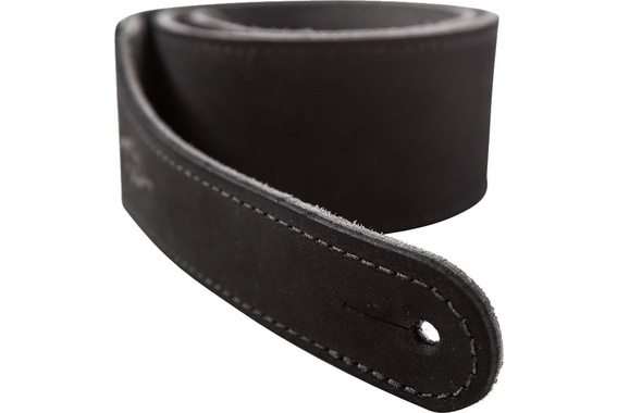 Taylor Gemstone 2,5" Geslepen Leren Gitaarband Zwart image 4