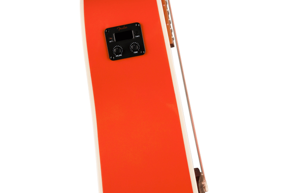 Fender California Standard Redondo CE Spruce Top Fiesta Red image 4