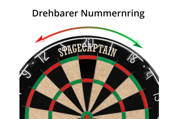 Stagecaptain DBS-1715 BullsEye Pro Jeu de Fléchettes Surround Set image 4