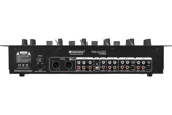 Omnitronic PM-444Pi DJ Mixer image 4