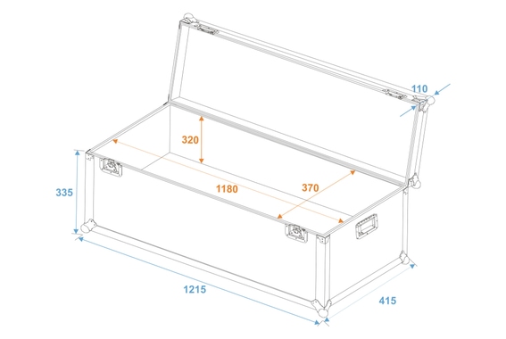 Roadinger Universele Transportkoffer 120x40cm image 4