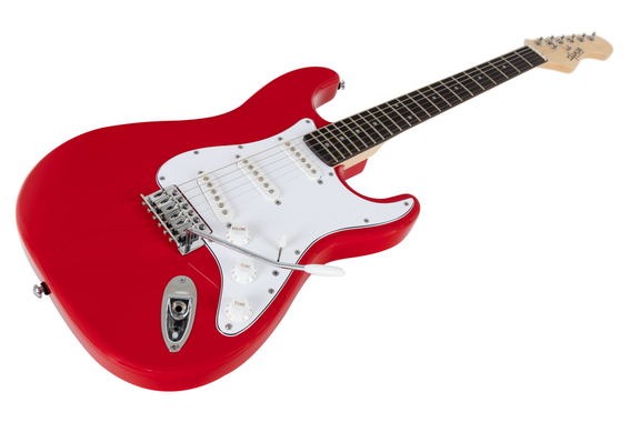 Shaman Element Series STX-100R E-Gitarre rot  - Retoure (Zustand: sehr gut) image 4