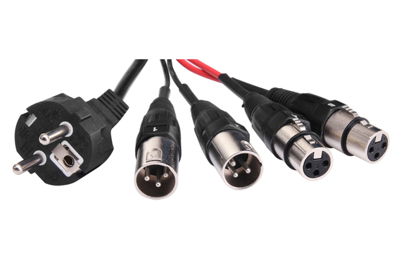 Pronomic Stage Multicore SMC-15 4/2/2 XLR/AC 15m 4xsend, 2xreturn, 2x230V/AC op stagebox image 4