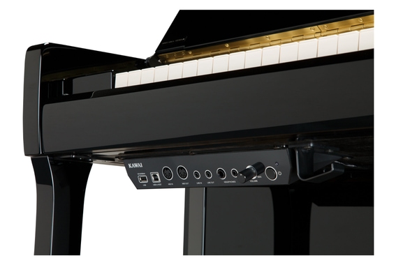 Kawai Aures 2 K-300 WH/P Pianoforte Bianco Lucido Set image 4