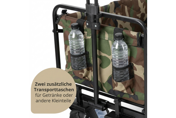 Stagecaptain BW-907 CA Bollycart Bollerwagen ohne Dach Camouflage  - Retoure (Zustand: sehr gut) image 4