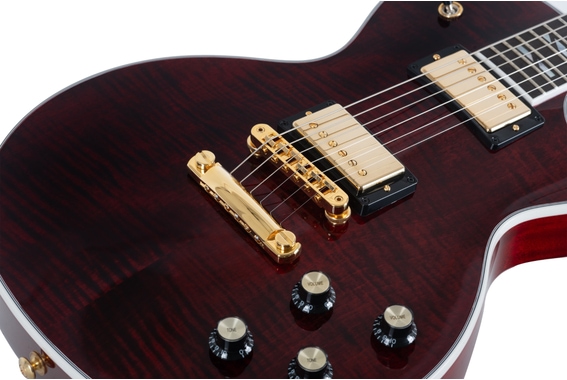 Gibson Les Paul Chitarra Elettrica Wine Red image 4
