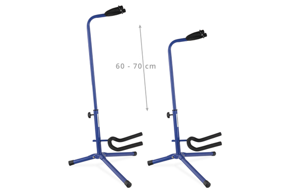 Classic Cantabile GS-30 BU Gitaarstandaards (lichtgewicht) Blauw 5x Set image 4