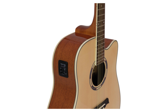 Dimavery DR-520 Guitare Folk Naturelle image 4