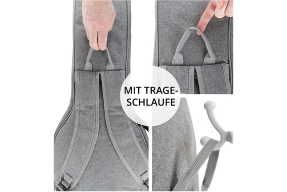 Shaman WGB-115 GY Premium-Line Custodia Per Chitarra Western Grigia image 4