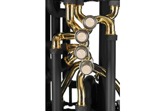 Classic Cantabile KT-30MS MardiBrass Kunststoff Bb-Tuba Matt-schwarz  - B-Ware (Zustand: sehr gut) image 4