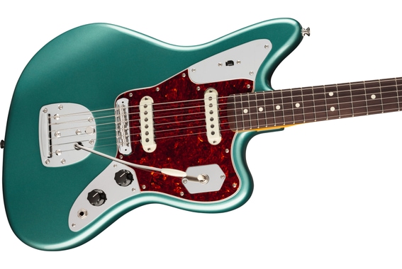 Fender American Professional Classic Jaguar Faded Sherwood Green Metallic image 4