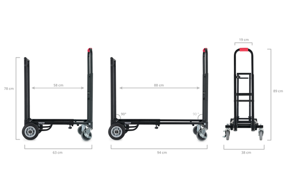 Stagecaptain Sherpa SCS-60 MKII Transportwagen (Mid)  - Retoure (Zustand: sehr gut) image 4