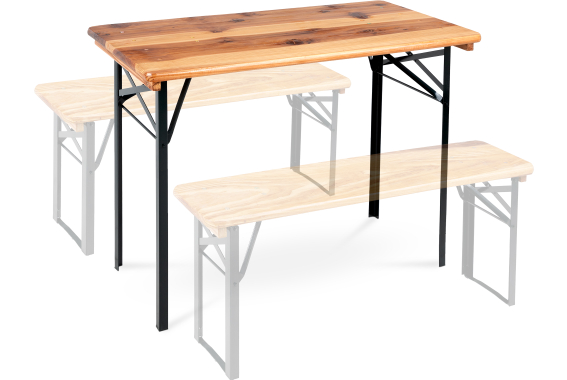 Stagecaptain BBT-117 Hirschgarten Bierzelttisch 117 cm natuur image 4