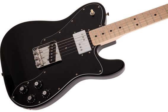 Fender Made in Japan Traditional '70s Telecaster Custom Black image 4