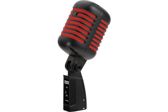 Pronomic DM-66BK/RD Microphone Dynamique Elvis Noir/Rouge Set image 4