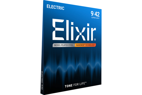 Elixir 12002 Électrique Nanoweb Super Light Pack De 3 image 4