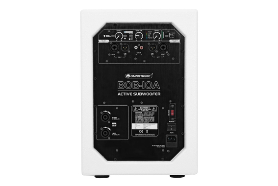 Omnitronic BOB-10A Subwoofer Blanco image 4