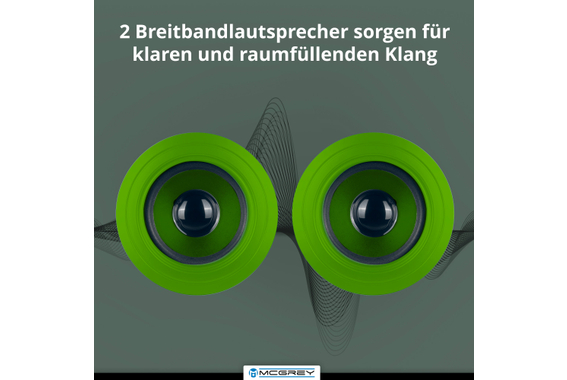 McGrey BS-20 Beachside Enceinte Bluetooth Verte image 4