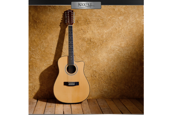 Rocktile WSD12-50C-NT Guitare Folk Naturel image 4