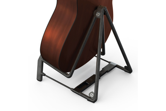 K&M 17580 Heli 2 Support Guitares Acoustiques Noir Set de 3 image 4
