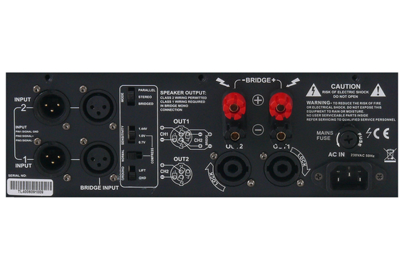 Pronomic TL-400 Finale 2x 1000 Watt image 4