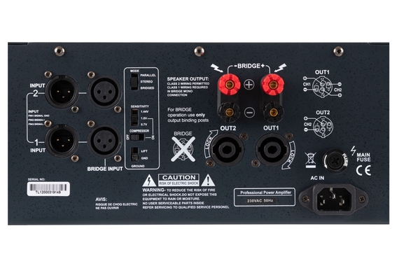 Pronomic TL-1200 Finale 2x 2400 Watt image 4