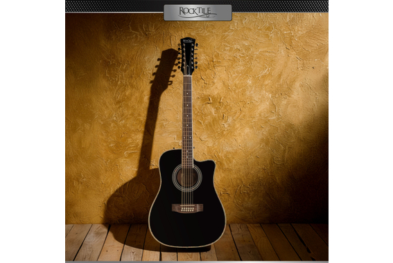 Rocktile WSD12-50C-BK Guitare Western Noire image 4