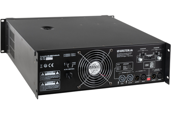 Pronomic HP-2000 Endstufe 2x 3000 Watt  - Retoure (Zustand: gut) image 4