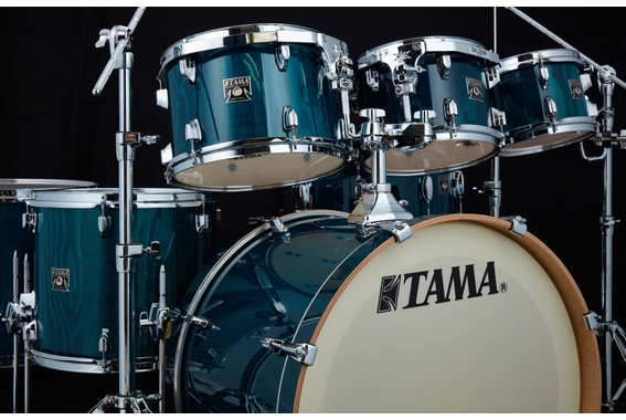 Tama CL52R-PGHP Superstar Classic Drumkit Gloss Sapphire Lacebark Pine image 4