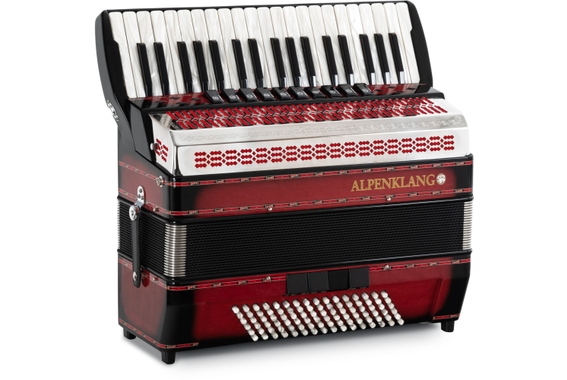 Alpenklang Pro Accordeon IV 96 CM Shadow Red image 4