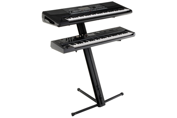 Soporte Para Teclado Classic Cantabile KS-100 Negro Incluye Micrófono Y Bolsa De Transporte image 4