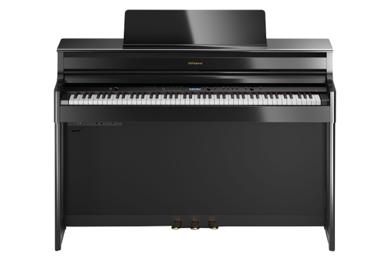 Roland HP704-PE Digitalpiano Set Zwart Hoogglans Set image 4