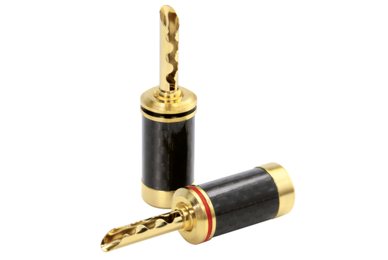 Oehlbach verzilverd luidsprekerkabel 2 x 4m banaan holstekker set image 4