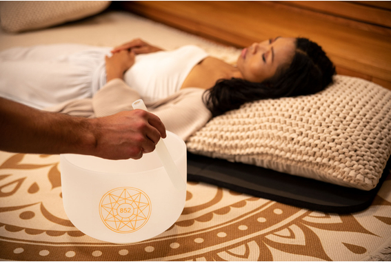 Meinl Sonic Energy SOLCSB10-852 Solfeggio Kristallen Klankschaal 10" G#4/La/852 Hz image 4