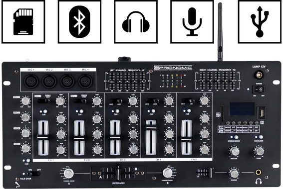 Pronomic DX-165REC MKII DJ-Mixer  - Retoure (Zustand: gut) image 4