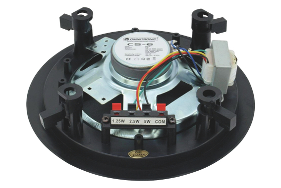 Omnitronic CS-6 Plafondluidspreker Zwart image 4