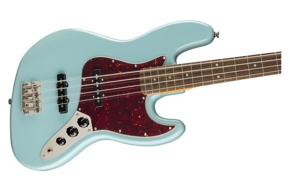 Squier Classic Vibe '60s Jazz Bass LRL Daphne Blue Gigbag Set image 4