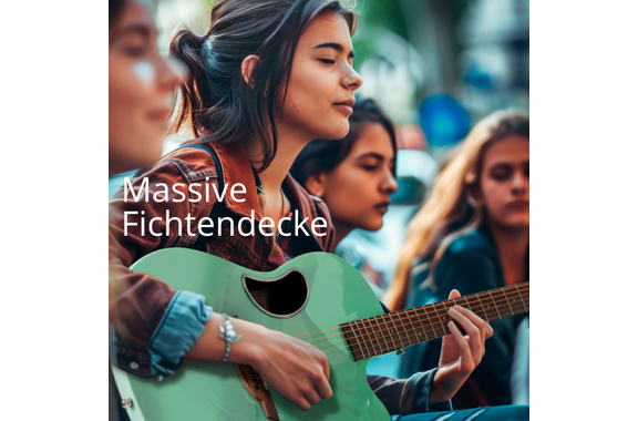 Classic Cantabile CS-100TQ Westerngitaar Turquoise image 4