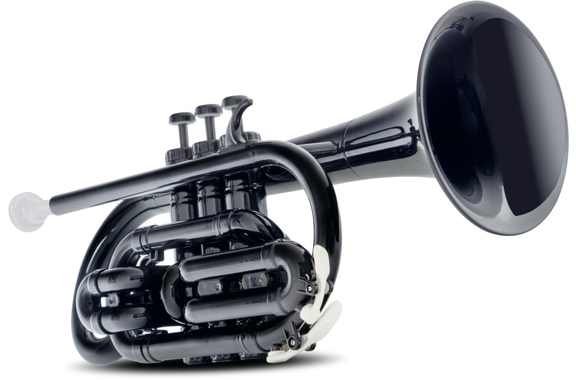 Classic Cantabile MardiBrass Cornetta Bb in Plastica nera image 4
