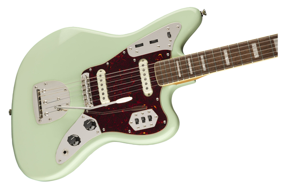 Squier Classic Vibe '70s Jaguar LRL Surf Green Set con Gigbag image 4