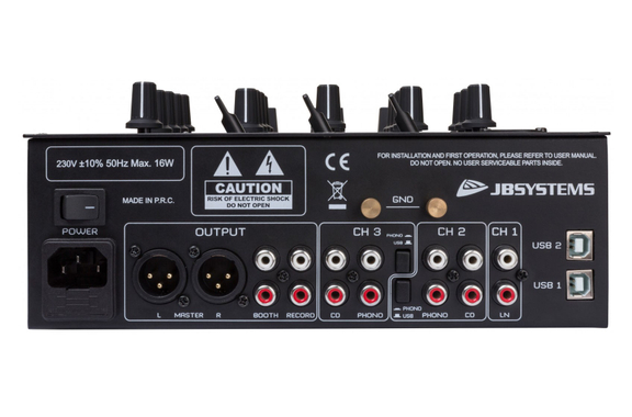 JB Systems Battle 4-USB DJ-Mischpult Set image 4