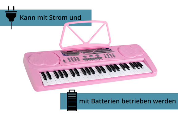 McGrey BK-4910PK Keyboard mit 49 Tasten und Notenhalter  - Retoure (Zustand: sehr gut) image 4